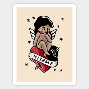 Hit Me Cute Cupid Magnet